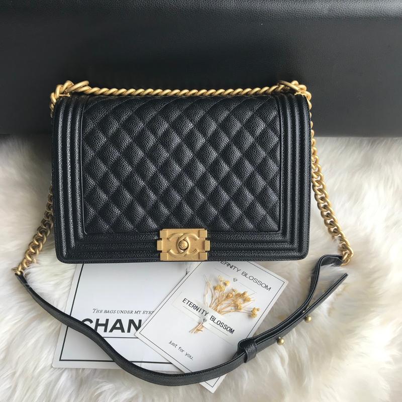 Chanel 2.55 Classic A92193 (A67087) Ball pattern gilded black